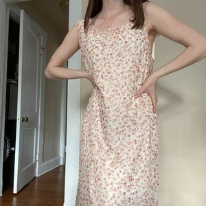 vintage floral dress